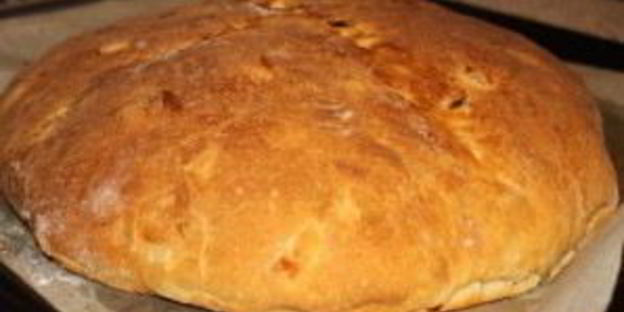 домашний хлеб с луком
