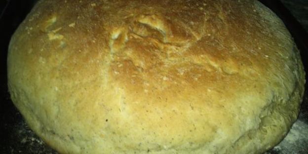 хлеб чесночный с базиликом