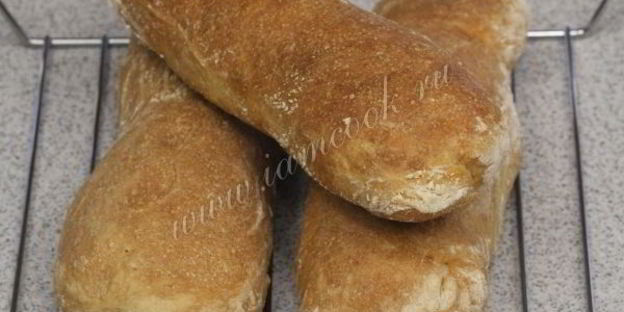 хлеб чиабатта в духовке