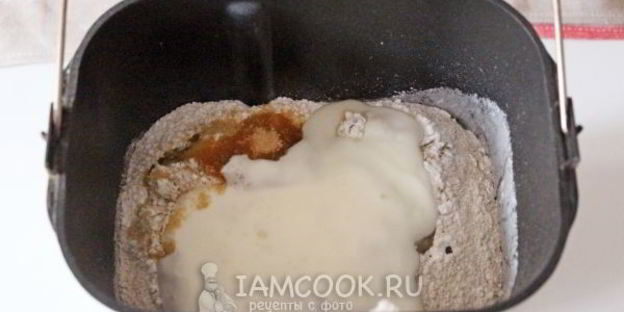 хлеб из трех видов муки на кефире