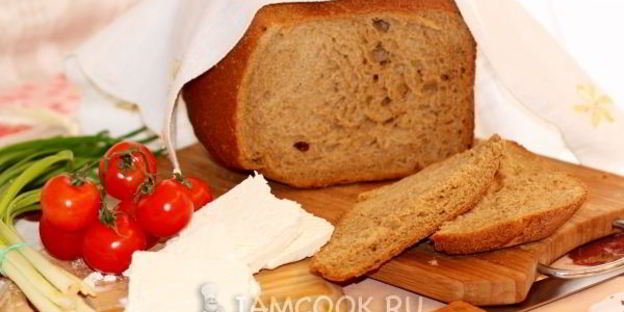 хлеб из трех видов муки на кефире