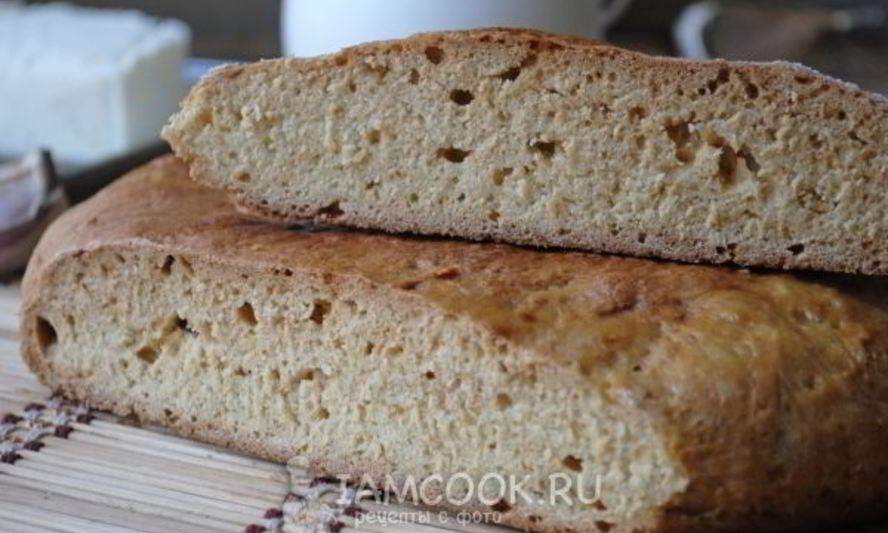 Рецепт хлеба на сковороде без дрожжей