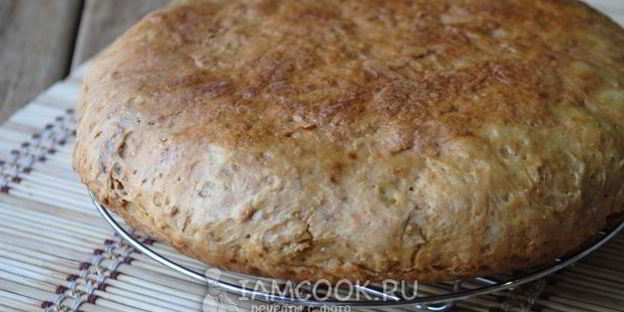 хлеб на сковороде без дрожжей