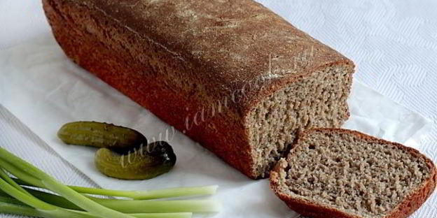 хлеб пшенично-ржаной, с отрубями