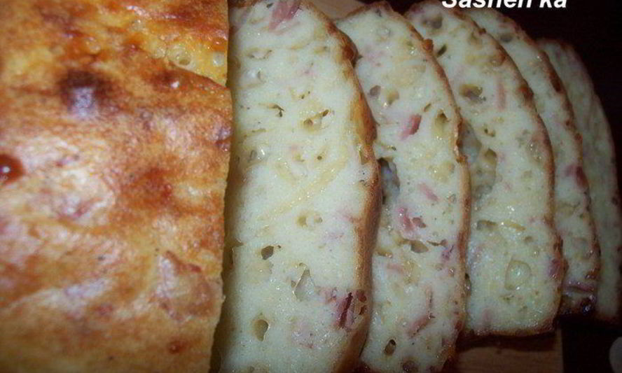 Рецепт хлеба с сыром и ветчиной