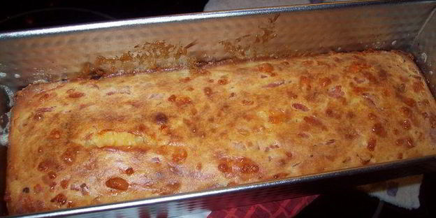 хлеб с сыром и ветчиной