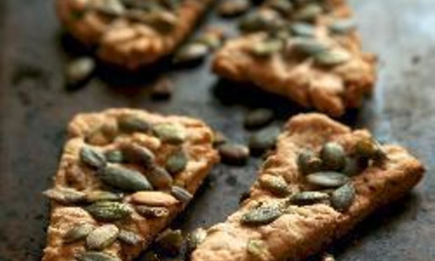 Рецепт хлебцев с тыквенными семечками