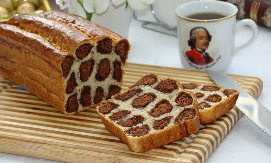 Рецепт леопардового хлеба