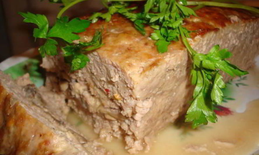 Рецепт мясного хлебца