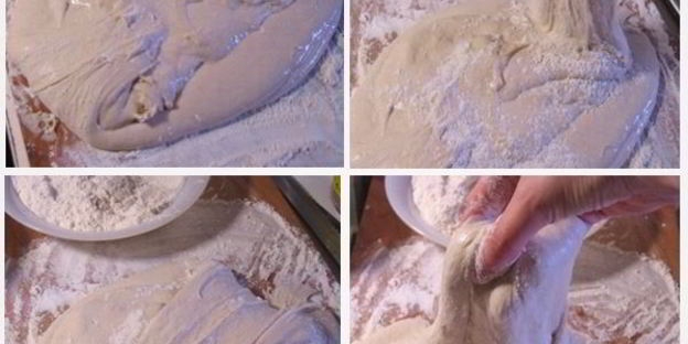 пшеничный хлеб без замеса на закваске