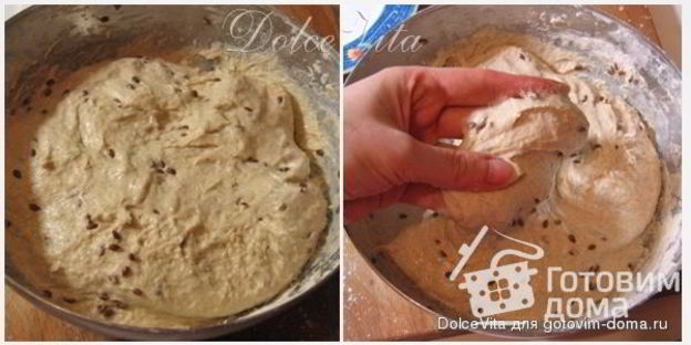 пшеничный хлеб без замеса на закваске