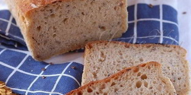 пшеничный хлеб без замеса на закваске