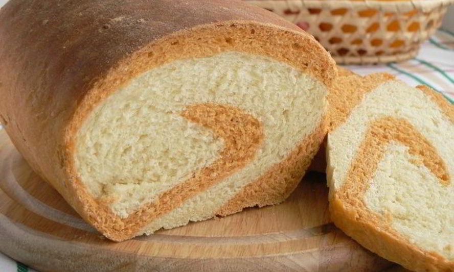 Рецепт разноцветного хлеба