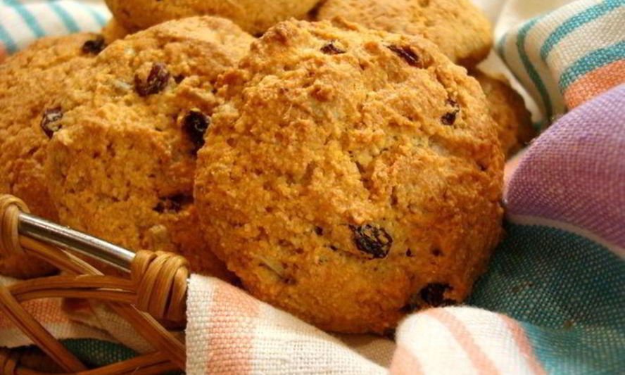 Рецепт сконов многозерновых с подсолнечником и изюмом