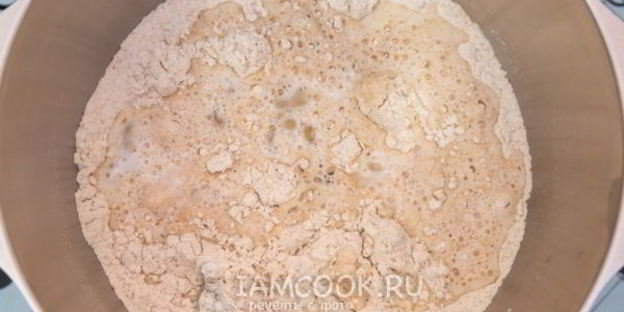 цельнозерновые батоны с отрубями на кефире