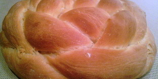 творожный хлеб плетенка