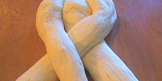 творожный хлеб плетенка