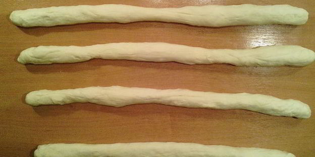 творожный хлеб плетенка