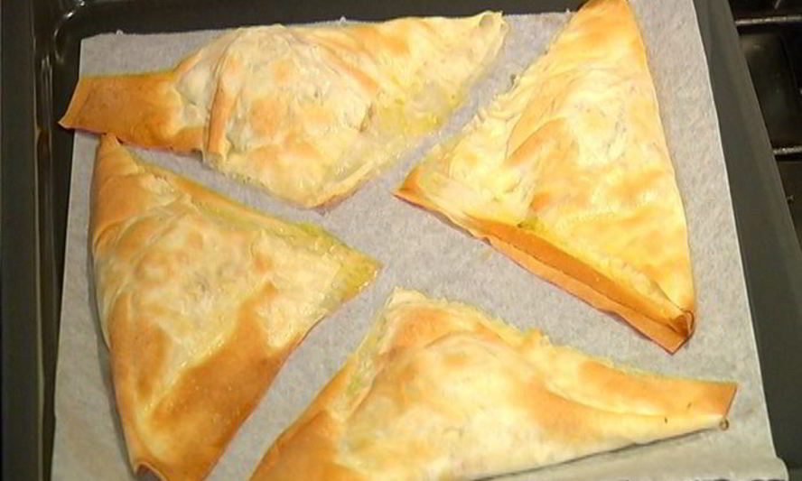 Рецепт хрустящих конвертиков с раковыми шейками