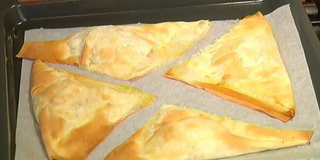 хрустящие конвертики с раковыми шейками