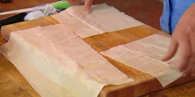 хрустящие конвертики с раковыми шейками