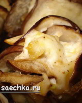 Конвертики из баклажанов