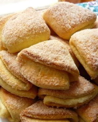 Конвертики из творожного теста