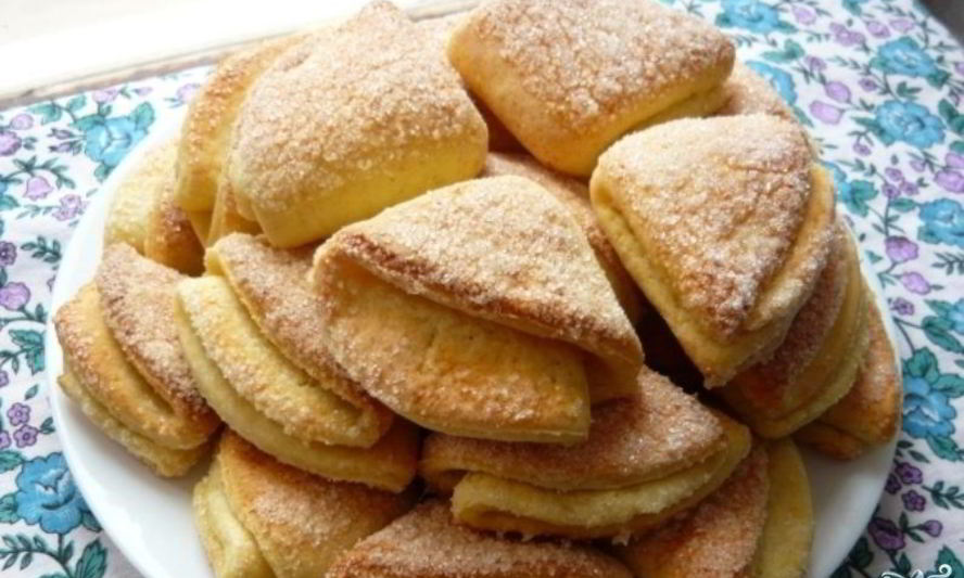 Рецепт конвертиков из творожного теста