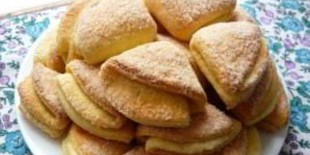 конвертики из творожного теста