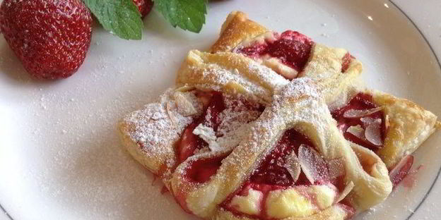 конвертики с клубникой