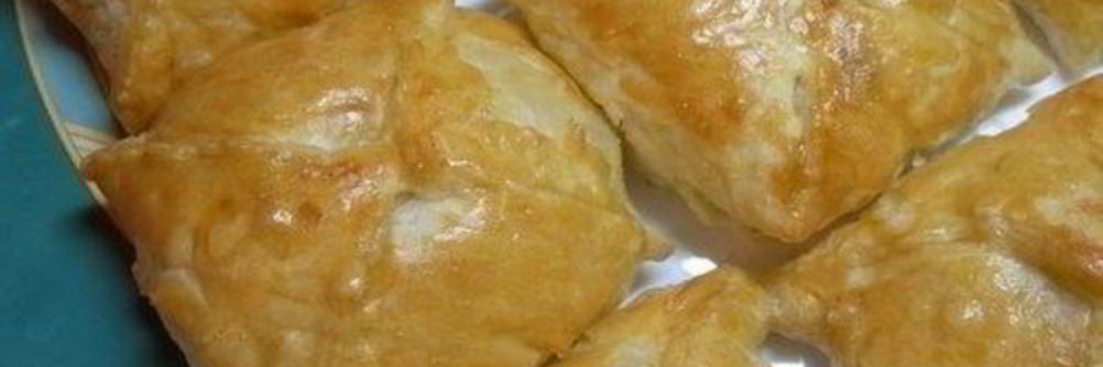 Конвертики с начинкой из куриного филе