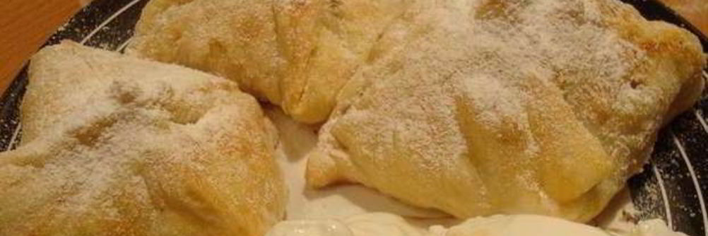 Конвертики с яблоками