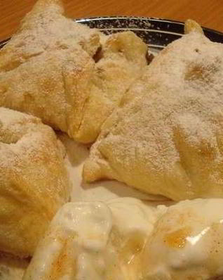 Конвертики с яблоками