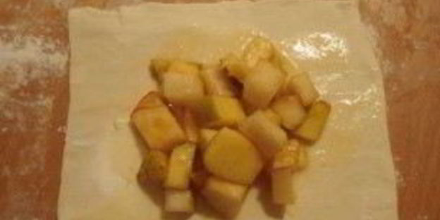 конвертики с яблоками