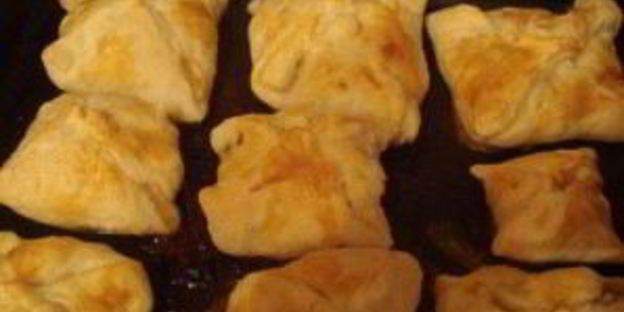 конвертики с яблоками