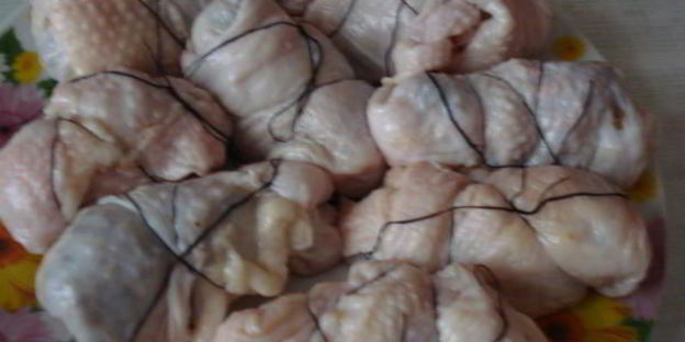 куриные конвертики с гречкой