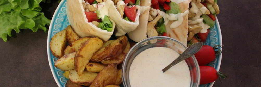 Арабская пита с курицей