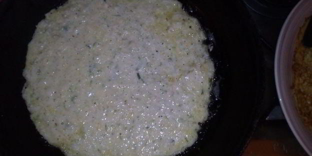 блинчики-лепешки из кабачков с майораном