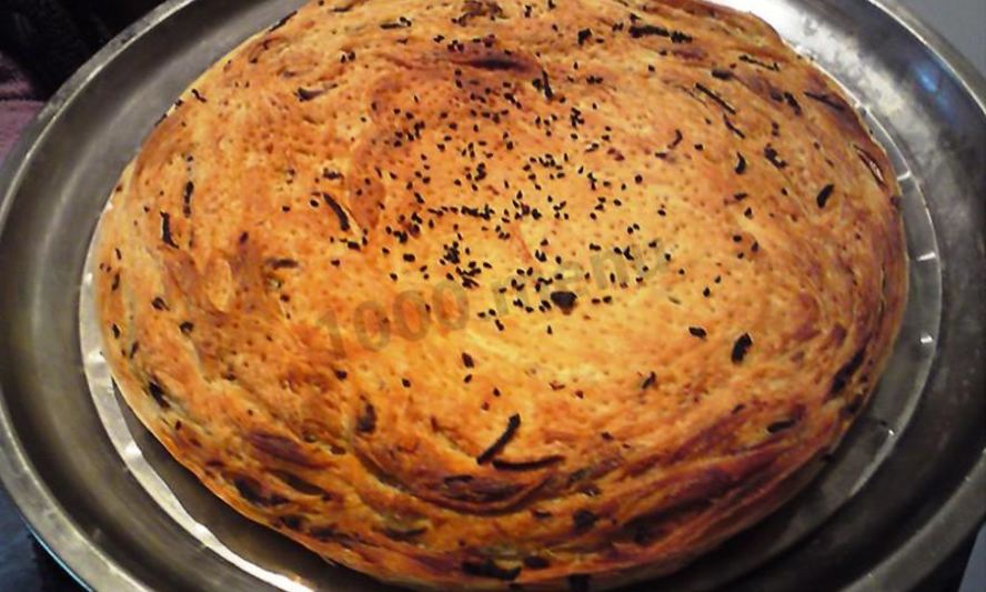 Рецепт фатыра лепешка с луком