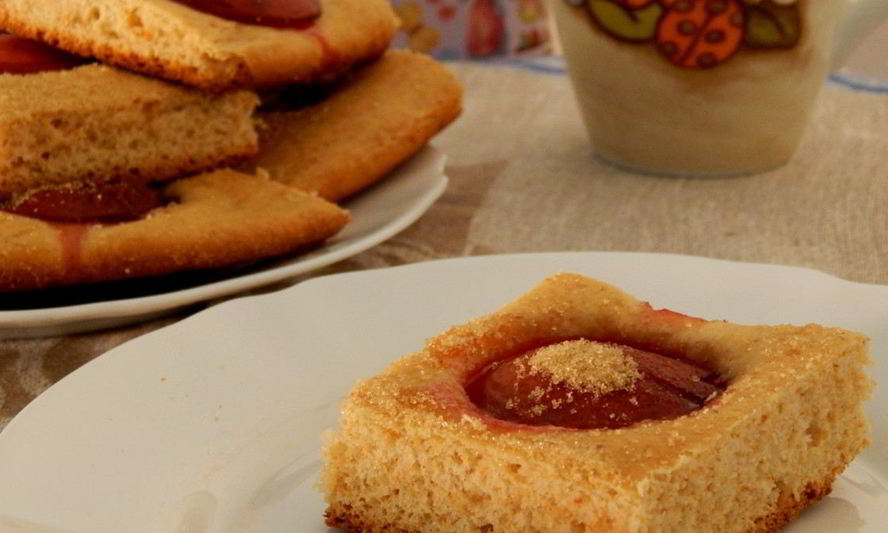 Рецепт фокаччи со сливами