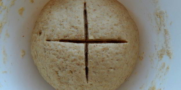 фокачча со сливами