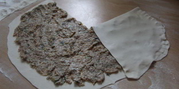 китайские лепешки с мясом роу бинг