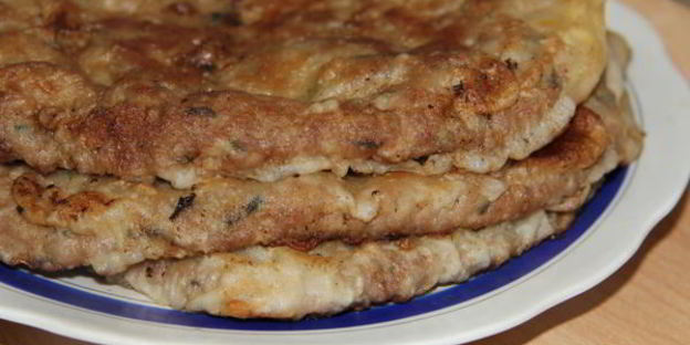 китайские лепешки с мясом роу бинг