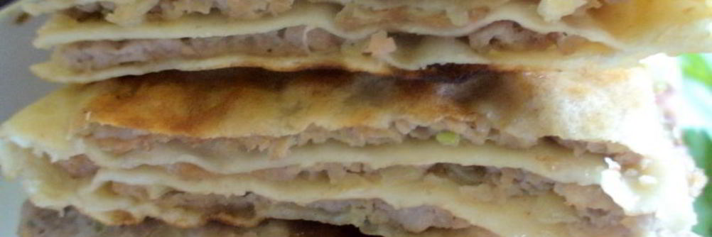 Китайские Лепешки со свининой Жоубин