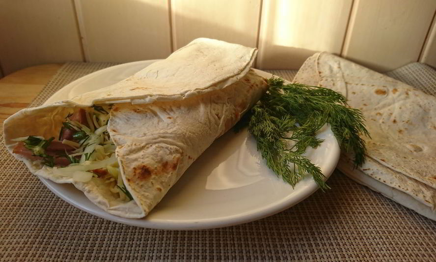 Рецепт конверта из пшеничной лепешки