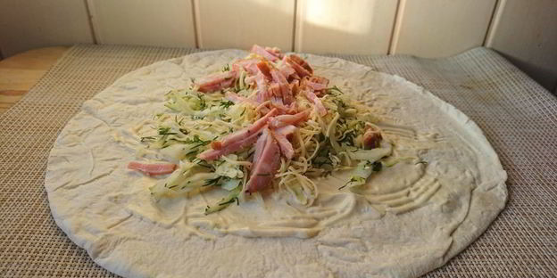 конверт из пшеничной лепешки