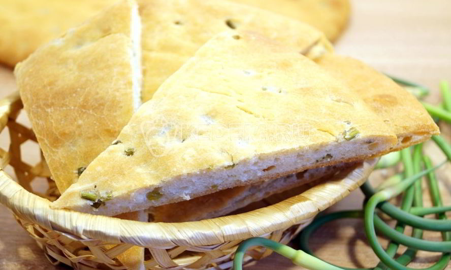 Рецепт лепешки с чесночными стрелками сандра