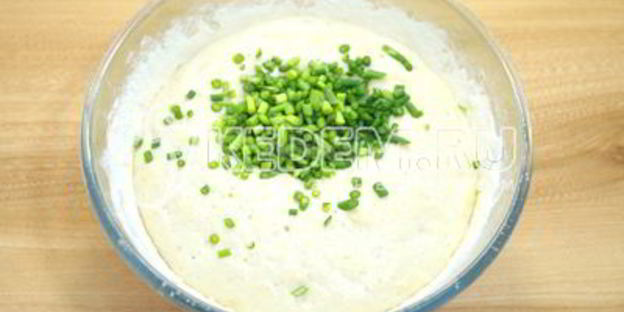 лепешка с чесночными стрелками сандра