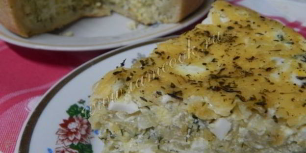 лепешка с капустой