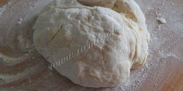 лепешка с капустой